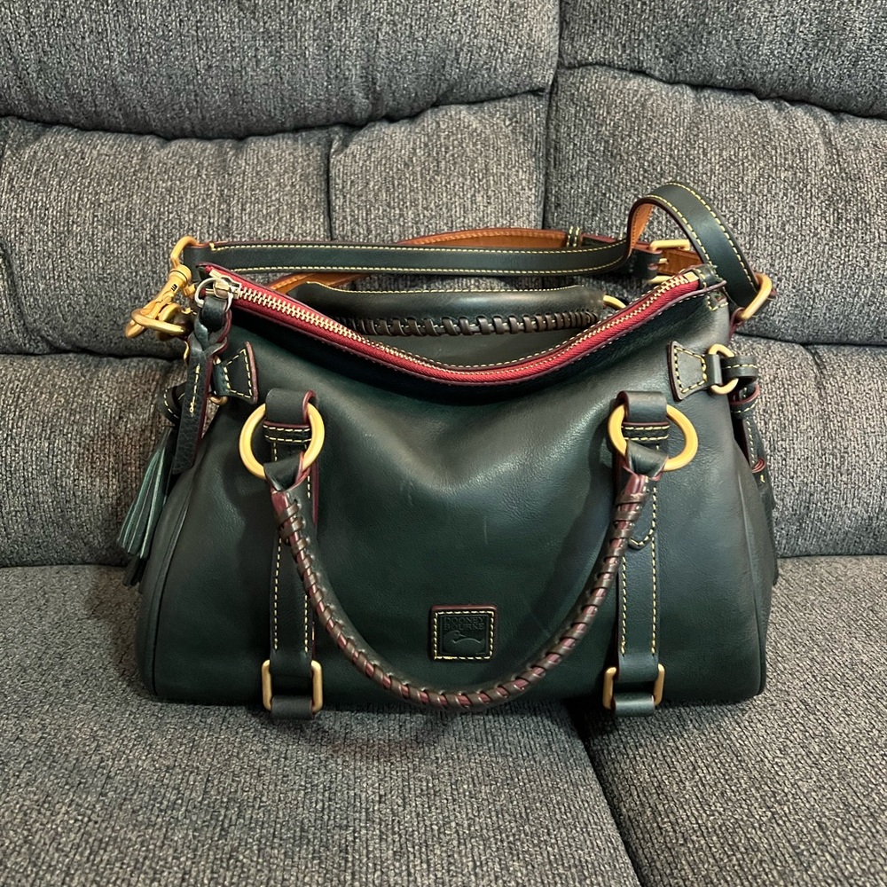 Dooney & Bourke Florentine Satchel Dark Green